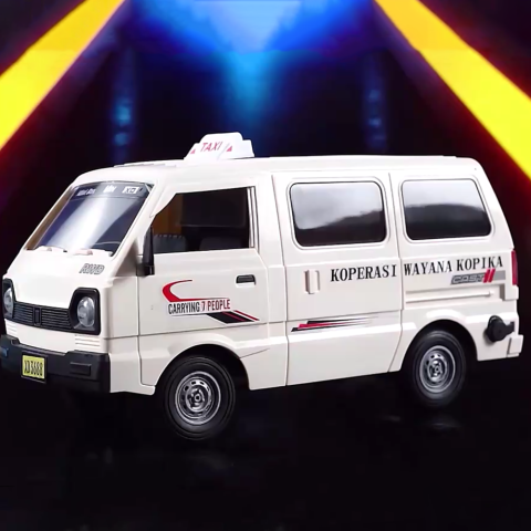 Машина автобус-таксі на радіокеруванні, акумулятор, світлові ефекти, 3688G168A (В асортименті)