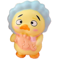 Іграшка Каченя, 11 см, сквіші, антистрес, аромат, 11x11x5 см