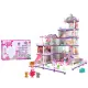 Будиночок 5 поверхів, світло, меблі, лялька 11 см, тварини, 340 деталей, 48x32x10 см (В асортименті)