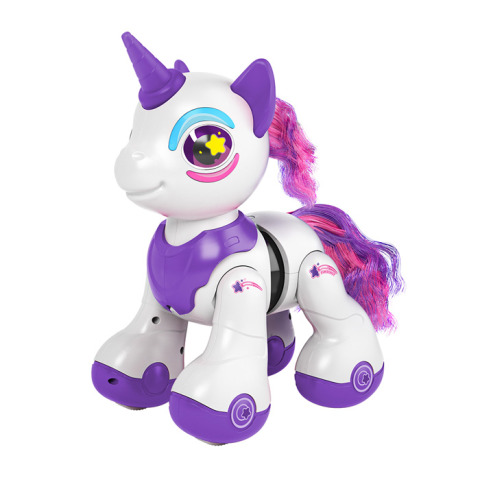 Єдиноріг інтерактивний, 25 см, музика, сенсор, 8008