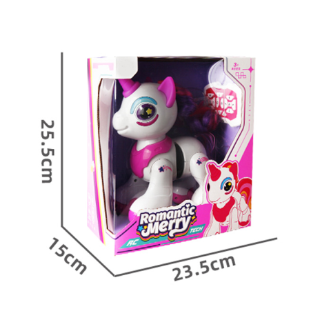 Єдиноріг інтерактивний, 25 см, музика, сенсор, 8008