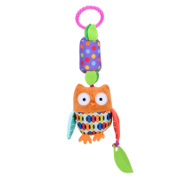 Підвіска на коляску, 45 см, тварини, прорізувач, плюш, 10x17x6 см (В асортименті)