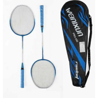 Набір для бадмінтону TK Sport, 2 ракетки з металевим каркасом, у чохлі C70205 (В асортименті)
