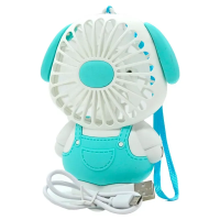 Вентилятор Собачка WX866 3 кольори, підсвітка, 2 режими (В асортименті)