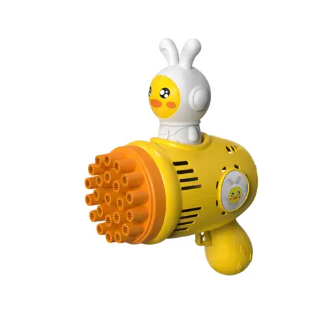 Пістолет з мильними бульбашками, зі світловими ефектами, механічний, з мильним розчином (В асортименті) 777-15