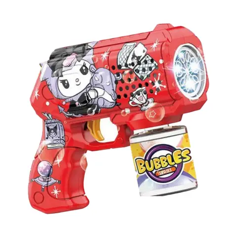 Пістолет з мильними бульбашками Куромі, 105A, зі світловими ефектами, з мильною рідиною
