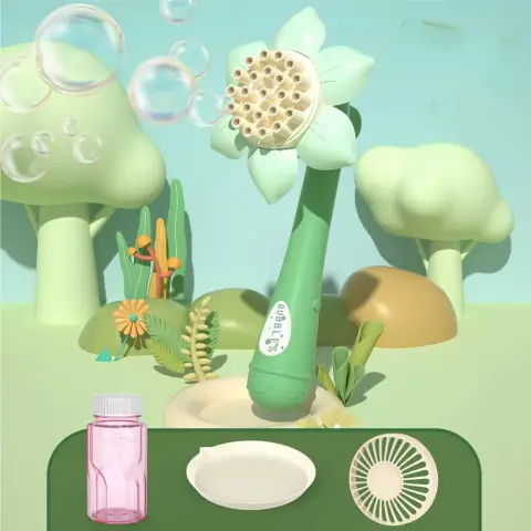 Генератор мильних бульбашок, 777-7, механічний, 2 насадки, з мильним розчином (В асортименті)