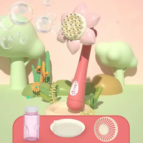 Генератор мильних бульбашок, 777-7, механічний, 2 насадки, з мильним розчином (В асортименті)