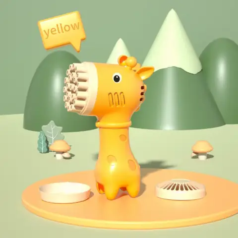 Генератор мильних бульбашок Жираф, 777-9 (В асортименті)