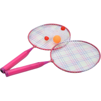 Набір для бадмінтону металевий, 2 ракетки 45 см, 2 волани, пластиковий м’яч 4 см, у сітці (В асортименті)