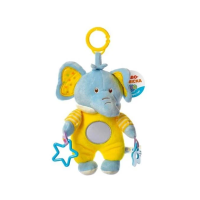 Підвіска на коляску тварина, 30 см, плюш, прорізувач (В асортименті)