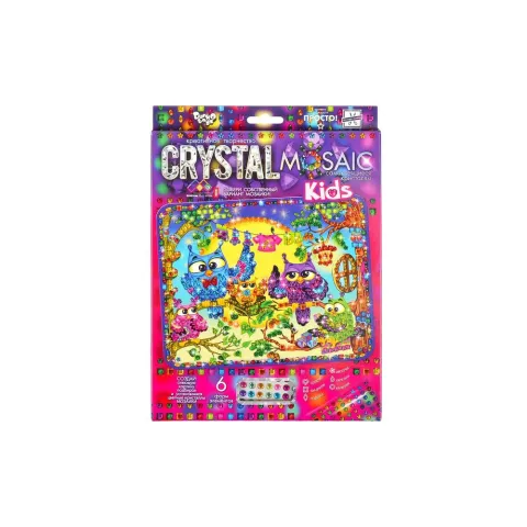 Набір креативної творчості Crystal Mosaic Kids, Danko Toys