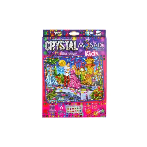Набір креативної творчості Crystal Mosaic Kids, Danko Toys
