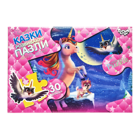 Пазли великі деталі Danko Toys, 30 елементів, Mx30-07 (В асортименті)