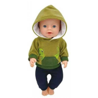 Пупс інтерактивний, BL242U, 45 см, з аксесуарами, п’є з пляшечки, ходить на горщик