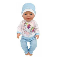 Пупс інтерактивний, BL242L, 45 см, з аксесуарами, п’є з пляшечки, ходить на горщик