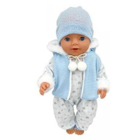 Пупс інтерактивний, BL242P, 45 см, з аксесуарами, п’є з пляшечки, ходить на горщик