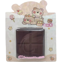 Блокнот міні арома, 60 аркушів, силіконова обкладинка Шоколад