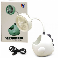 Вентилятор-органайзер CS275A 5 кольорів, акумулятор, USB