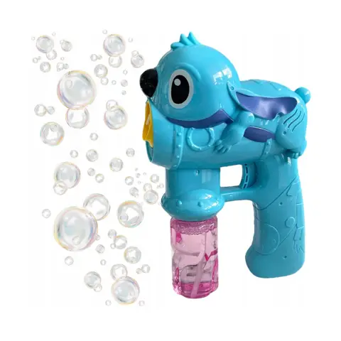 Пістолет мильних бульбашок, 2 пляшки (В асортименті)