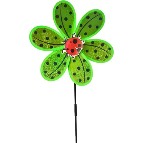 Вітрячок середній, квітка, діаметр 28 см, паличка 50 см, 28x28x2 см