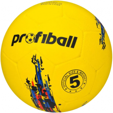М'яч футбольний розмір 5, гума, 410-450г, 3 кольори, в п/е /30/