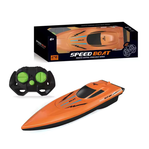 Катер на радіокеруванні, 2.4G, 26 см, на батарейках, 27x7x8.5 см (В асортименті)