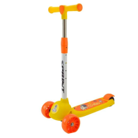 Самокат дитячий триколісний, 2 колеса PU зі світлом, заднє пластикове, SC2417 (В асортименті)