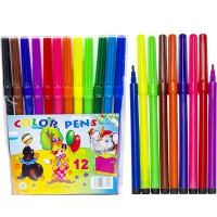 Фломастери Мультики, 12 кольорів, 1871-12, 4 шт.