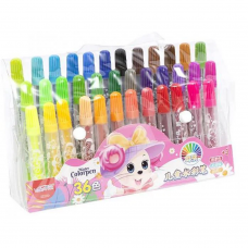 Фломастер 36 кольорів 1103-36 "Water color pen" у сумочці мікс