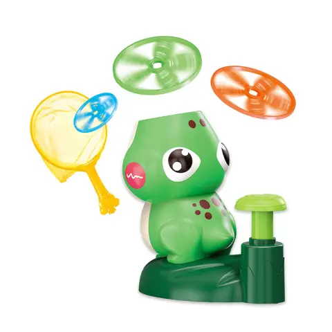 Установка з запускачем Жабенятко, механічний, 8 дисків, 2 сачки, захисні окуляри, KB209 (В асортименті)