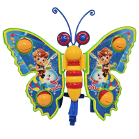 Каталка на палиці, метелик-брязкальце, махає крилами, 3 види, 27x20x8 см