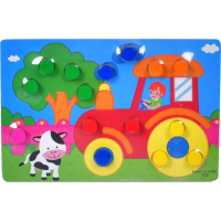 Дерев’яна іграшка Пазли, 15 деталей, 22.5x15x1.5 см (В асортименті)