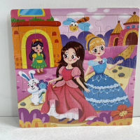 Дерев’яна іграшка Пазли, 49 деталей, 22.5x22.5x0.5 см (В асортименті)