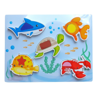 Дерев’яна іграшка Рамка-вкладиш пазли, 30x22.5x1.5 см (В асортименті)