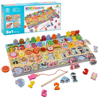 Дерев’яний розвиваючий центр з риболовлею, Limo Toy MD2903