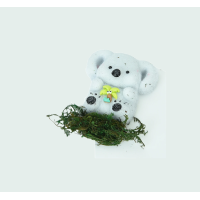 Іграшка коала, 8 см, антистрес, мішура, 28x21.5x9 см