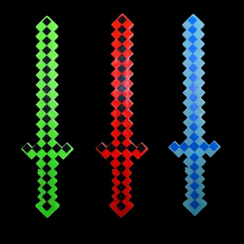 Меч зі світлом Майнкрафт, C28414, 62 см (В асортименті)