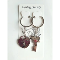 Брелок металевий Парочка (В асортименті)