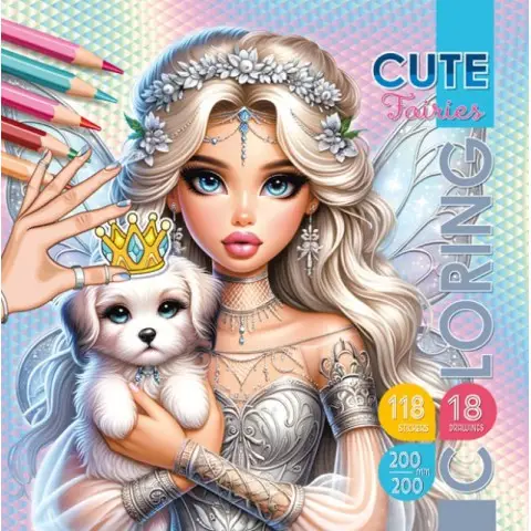 Розмальовка, 23307, 16 сторінок, 200x200 мм