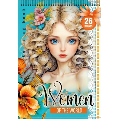 Розмальовка з наліпками, 24228, 12 аркушів, А4