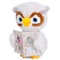 Гра аудіо-казки, Сова, 26 см, звук українською, казки, 8 карток, плюш, на батарейках, 30.5x31x17 см