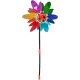 Вітрячок маленький, квітка, діаметр 19.5 см, паличка 36 см, фольга, 2 шт. в упаковці (В асортименті)