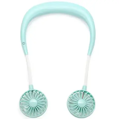 Вентилятор на шию, 29x21 см, 3 режими, акумулятор