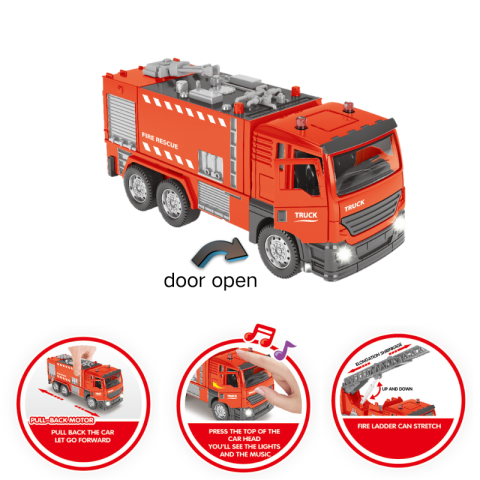 Спецтехніка металева, CLM11K, світло, звук (В асортименті)