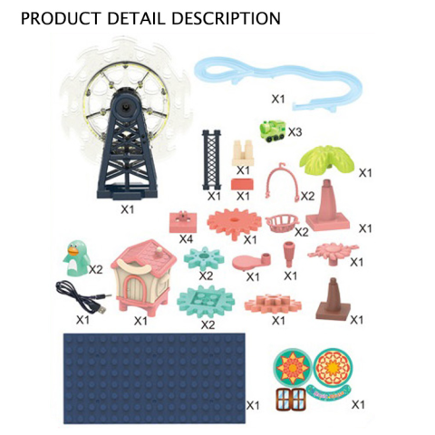 Трек Монтессорі зі світловими і звуковими ефектами, 32x8x24 см, 88008