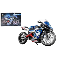 Конструктор Мотоцикл, 426 деталей (31.3 см) або 409 деталей (29.8 см), 52x35x7.5 см