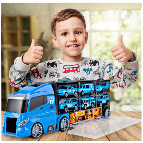 Трейлер поліція, 39 см, 666-08K