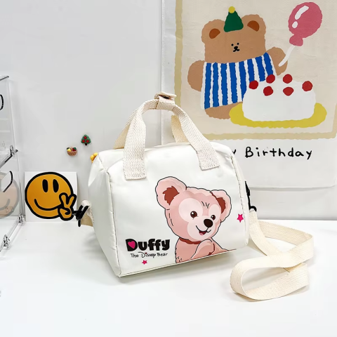 Сумочка текстильна Мультяшки, 1 відділення, знімний регульований ремінець, C67987 (В асортименті)