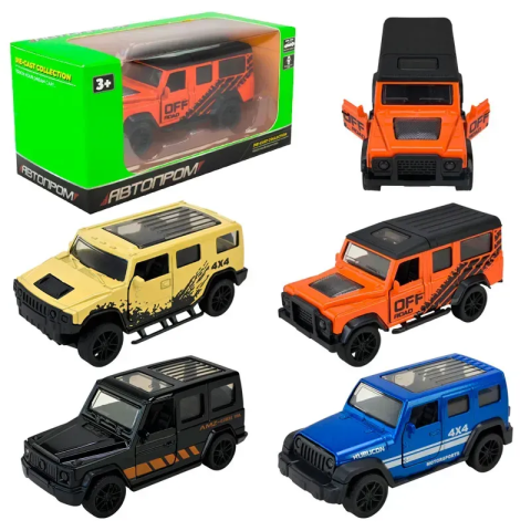 Металева автомодель Автопром 1:39, відкриваються двері (В асортименті) AP43109